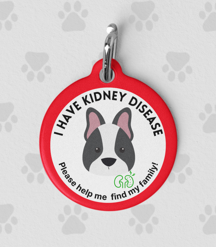 Pet Tag - Personalized Kidney Disease Medical Alert Dogs