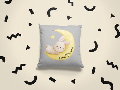 Sweet Dreams Decorative Pillow - Grey