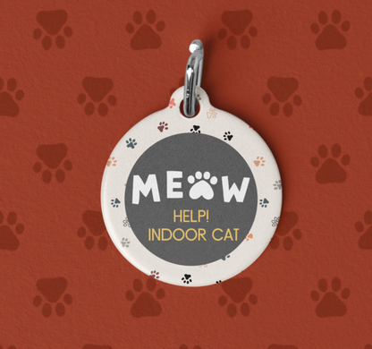 Cat Tag - Meow Indoor Cat Help!