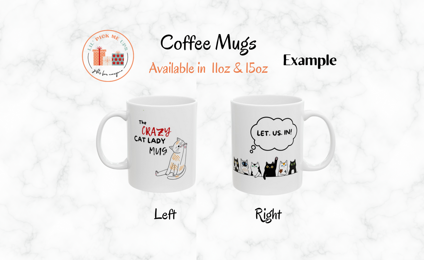 Crazy Cat Lady Humorous Mug (11oz, 15oz)