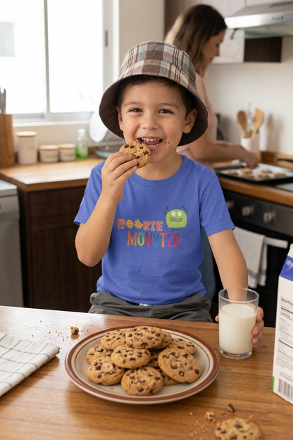 Cute Cookie lover toddler t-shirt with playful cookie design for kids