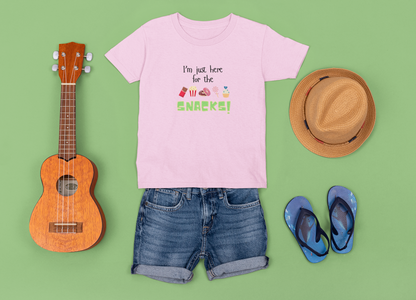 I'm Just Here for the Snacks - Toddler Tee
