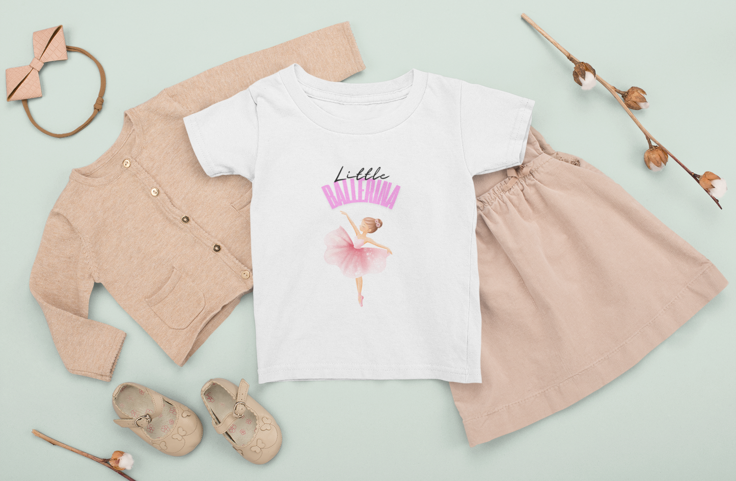 little ballerina toddler t-shirt