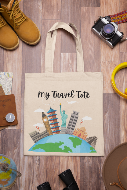 My Travel Bag Cotton Canva Tote Bag